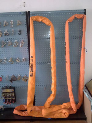 satın al WLL 20T Ağır Güçlü Sonsuz Yuvarlak Sling Polyester EN1492-2 Yumuşak turuncu online manufacture