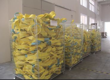 satın al ABD Sarı Polyester Düz Dokuma Sapan, 4 inç ASMEB30.9 Göz Sling Göz online manufacture