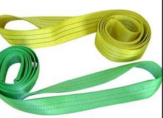 satın al 4 Inch Eye And Eye Sling Polyester Malzemesi 11500 LBS Crane Slings Rigging online manufacture