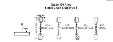 satın al Çok Amaçlı G100 Kaldırma Zinciri Sapan, Sling Tipi Alaşım Sling Zinciri online manufacture