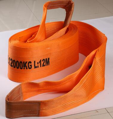 satın almak 12 Ton 7:1 Çift Gözlü Webbing Sling Üreticisi. Çevrimiçi üretim