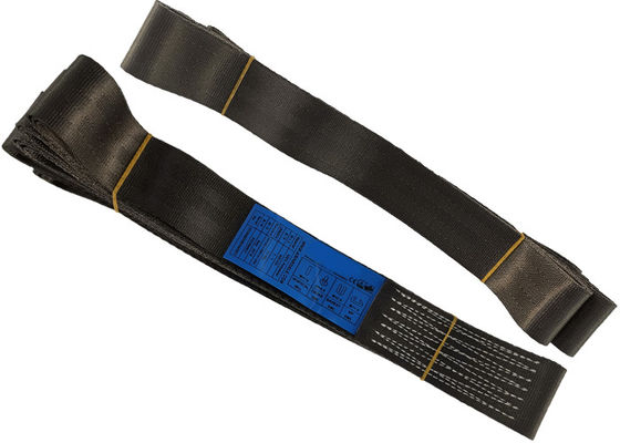 satın al Siyah Renkli Sonsuz Webbing Sling 0.5 Ton Kargo Webbing Sling EN1492-1 Standartı online manufacture