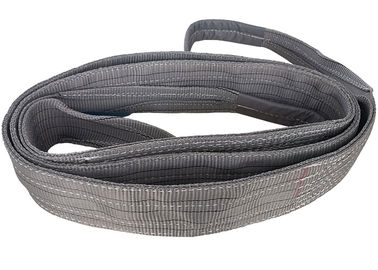 satın al Gri Renk Polyester Düz Dokuma Sapan Dubleks Katman Kaldırma Sapan Aracı online manufacture