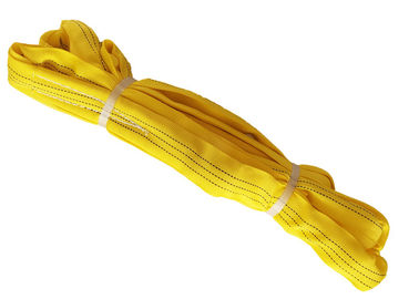 satın al 3t Şok Kaldırma Silindirik Nesneler Polyester Sonsuz Yuvarlak Sling Sarı Renk online manufacture