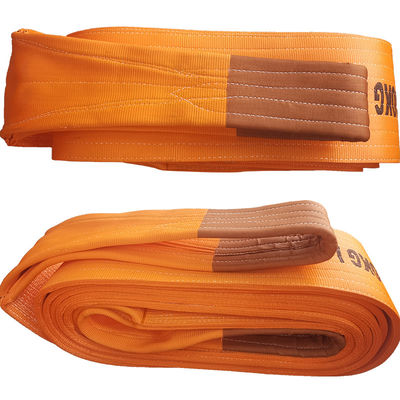 satın al Dokuma 25T Polyester Webbing Lifting Slings Göz Göz Şekli online manufacture