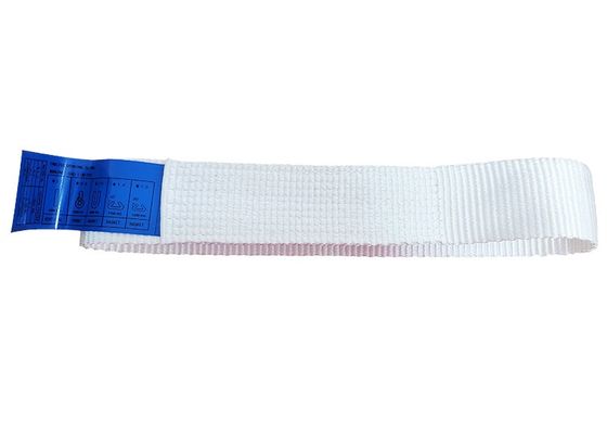 satın al Beyaz Tüm Ağ Sapanlar Yüksek Mukavemetli Sonsuz Polyester Sapanlar online manufacture