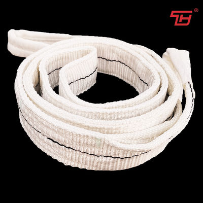 satın al Paslanmaz Çelik Fabrikası için Çift Kat 1T Beyaz Renkli Polyester Düz Dokuma Sling online manufacture