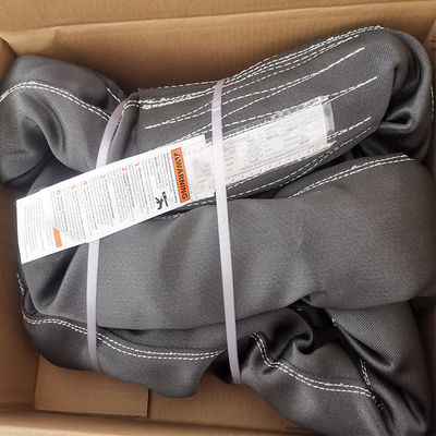 satın al Ceket Twill Weave Polyester Yuvarlak Sling Siyah Ağır Görevli Dikey 90000 LBS online manufacture