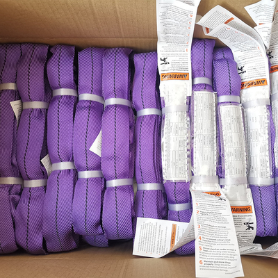 satın al Dimi Dokuma Mor Polyester Kaldırma Sapan Yırtılmaya Dayanıklı Dikey 3000 LBS online manufacture
