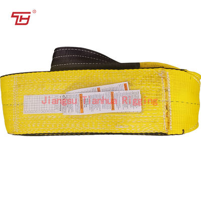 satın al Flat Pattern Polyester Lifting Sling Providing Lifting Capacity More Than 40 Tons and Safety Factor Levels 5 1 6 1 7 1 Engineered for Heavy Load Support online manufacture